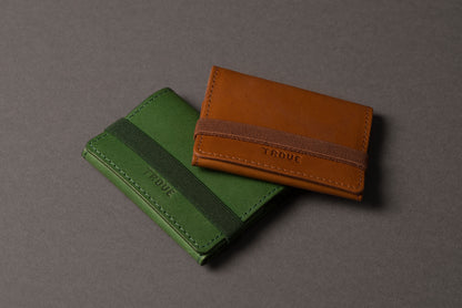 TROVE Cash Wrap: Green Leather