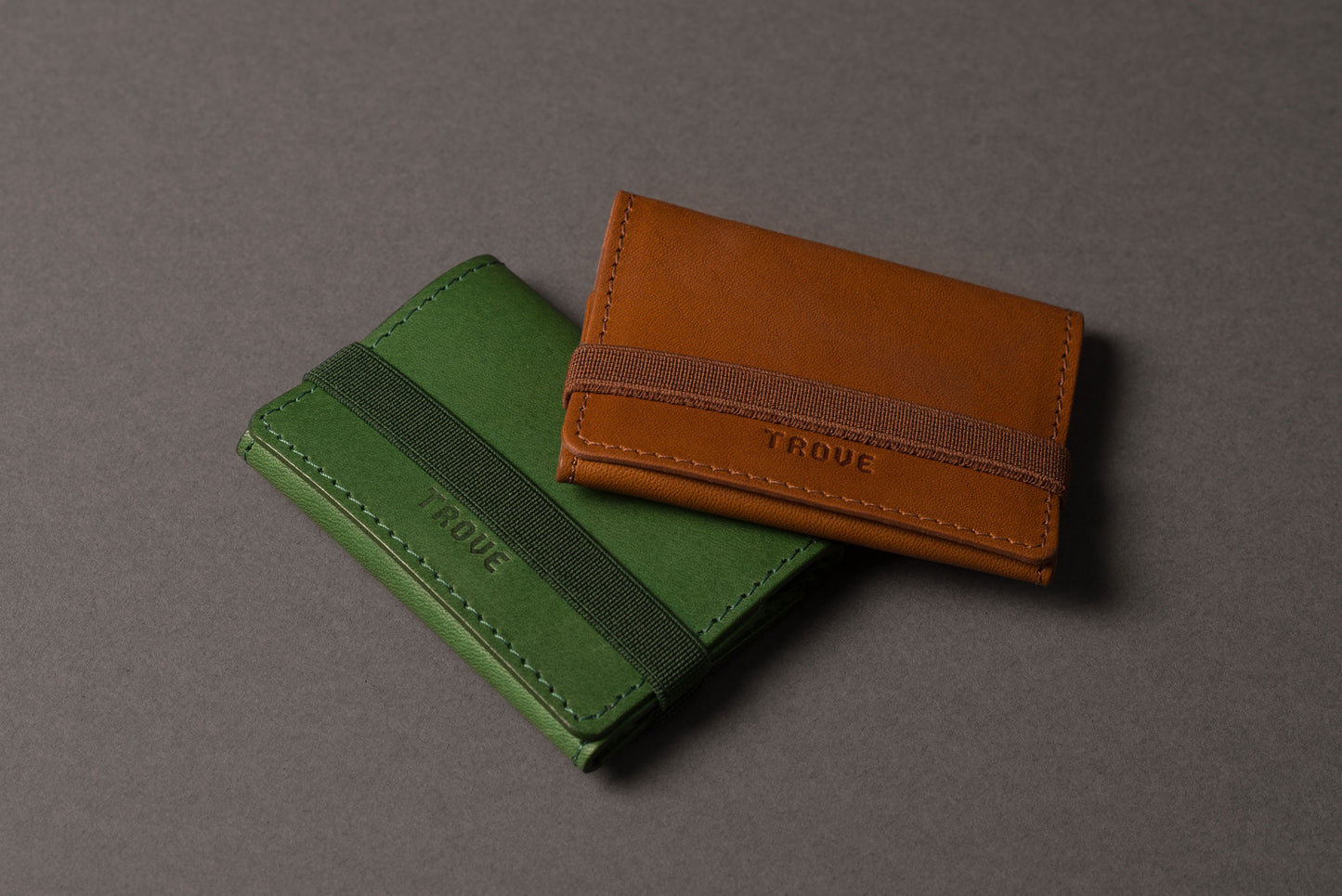 TROVE Cash Wrap: Tan Leather