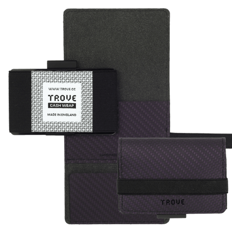TROVE Cash Wrap: Purple Carbon Fibre
