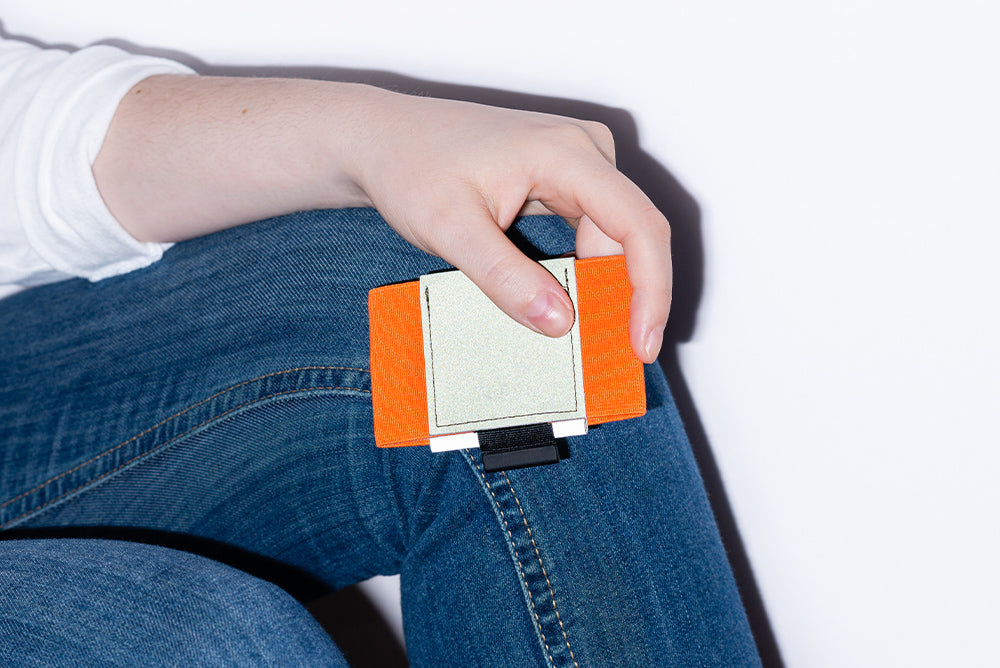 Trove Swift Reflex Wallet Carpo Vegan Reflective Wallet TROVE.CC