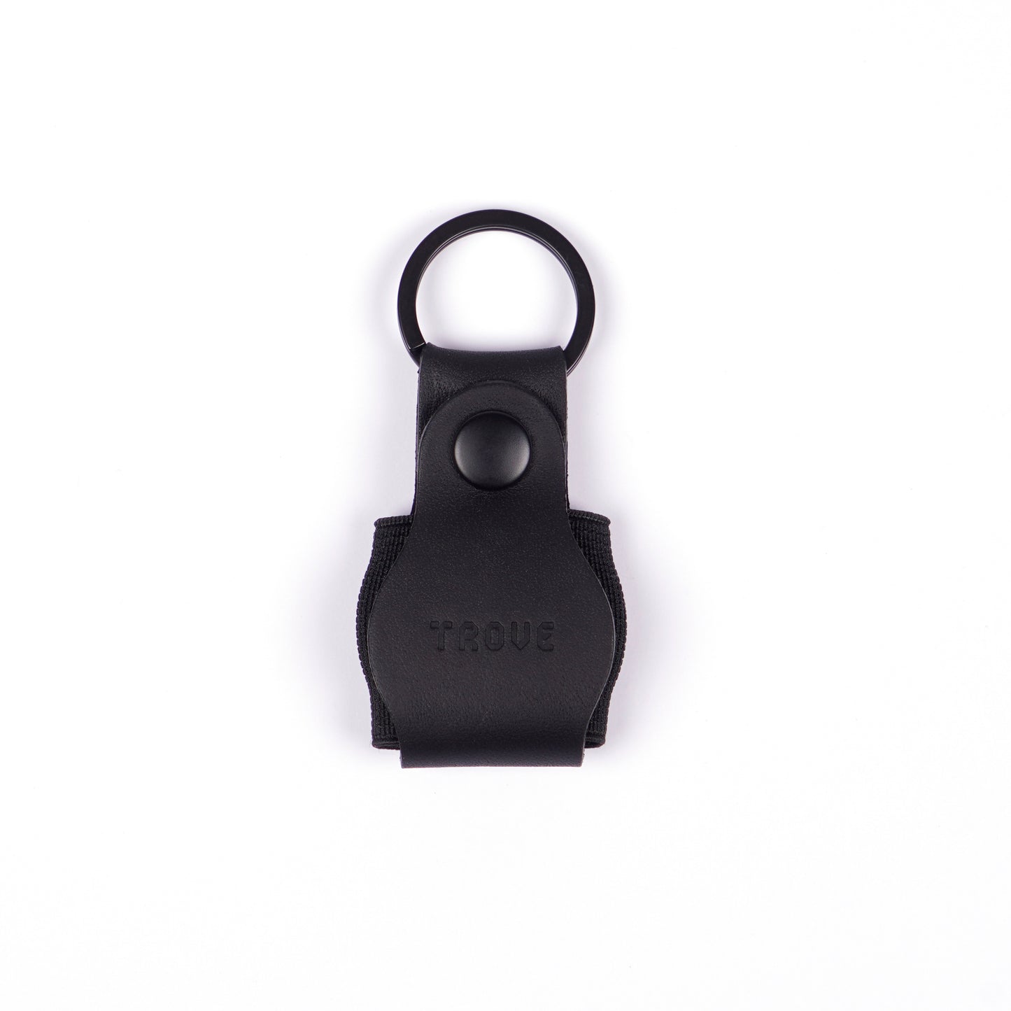TROVE Tag Tote: Black Leather