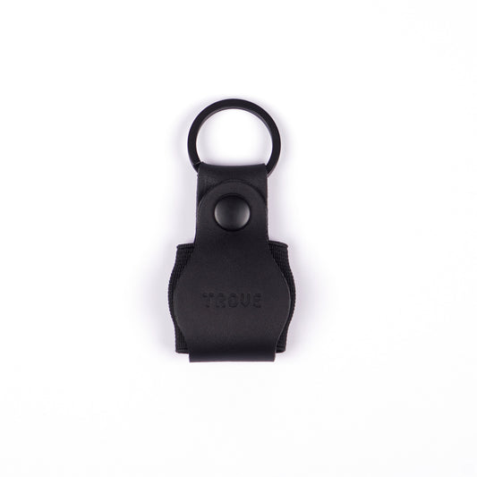 TROVE Tag Tote: Black Leather
