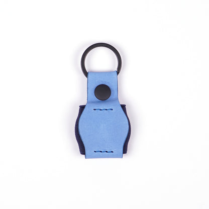 TROVE Tag Tote: Blue Leather