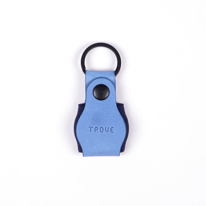 TROVE Tag Tote: Blue Leather