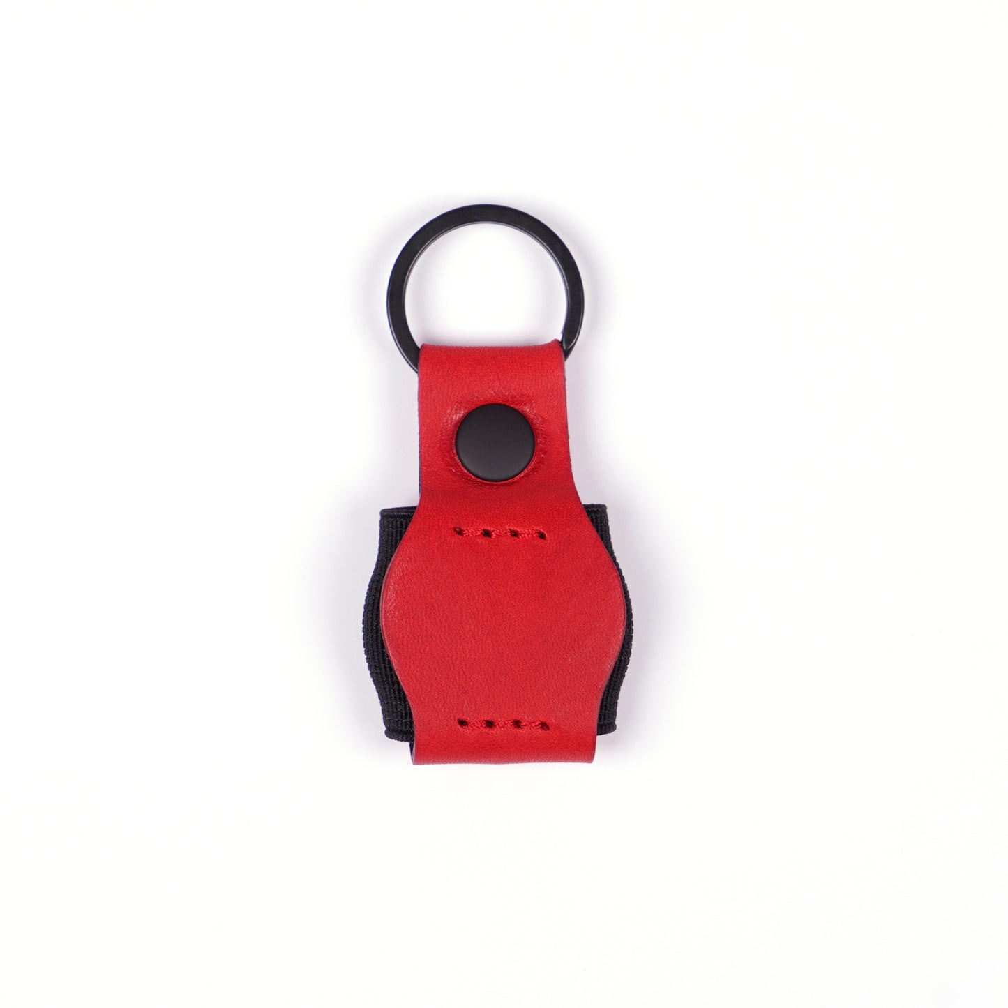 TROVE Tag Tote: Red/Black Leather