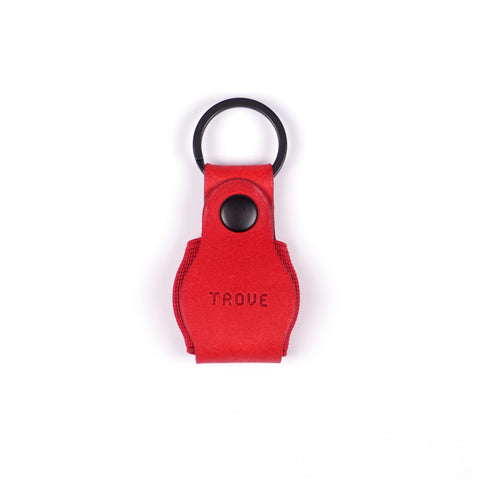 TROVE Tag Tote: Red Leather